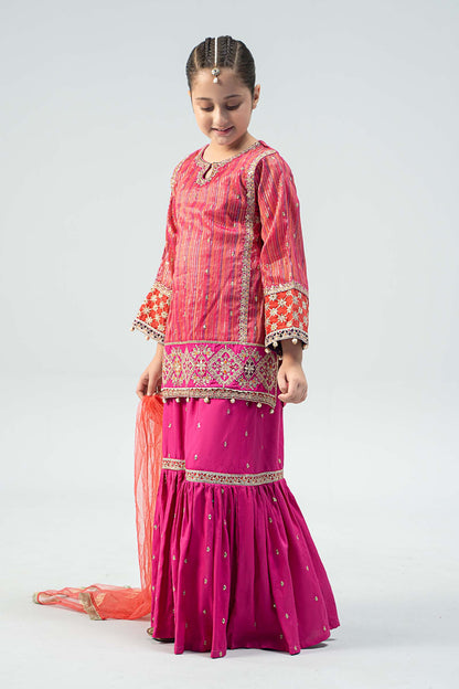 Maria B | 3 Piece Embroidered Suit | MKD-W24-11 - Libasekhas