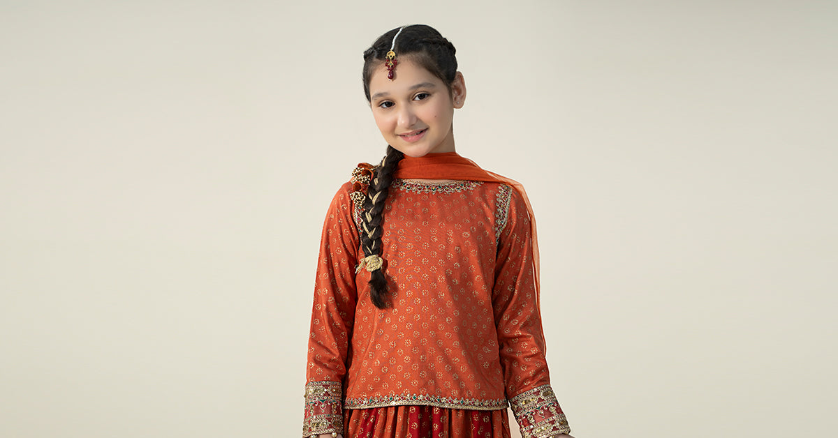 Maria B | 3 Piece Printed Linen Suit | MKD-W24-20 - Libasekhas