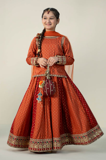 Maria B | 3 Piece Printed Linen Suit | MKD-W24-20 - Libasekhas