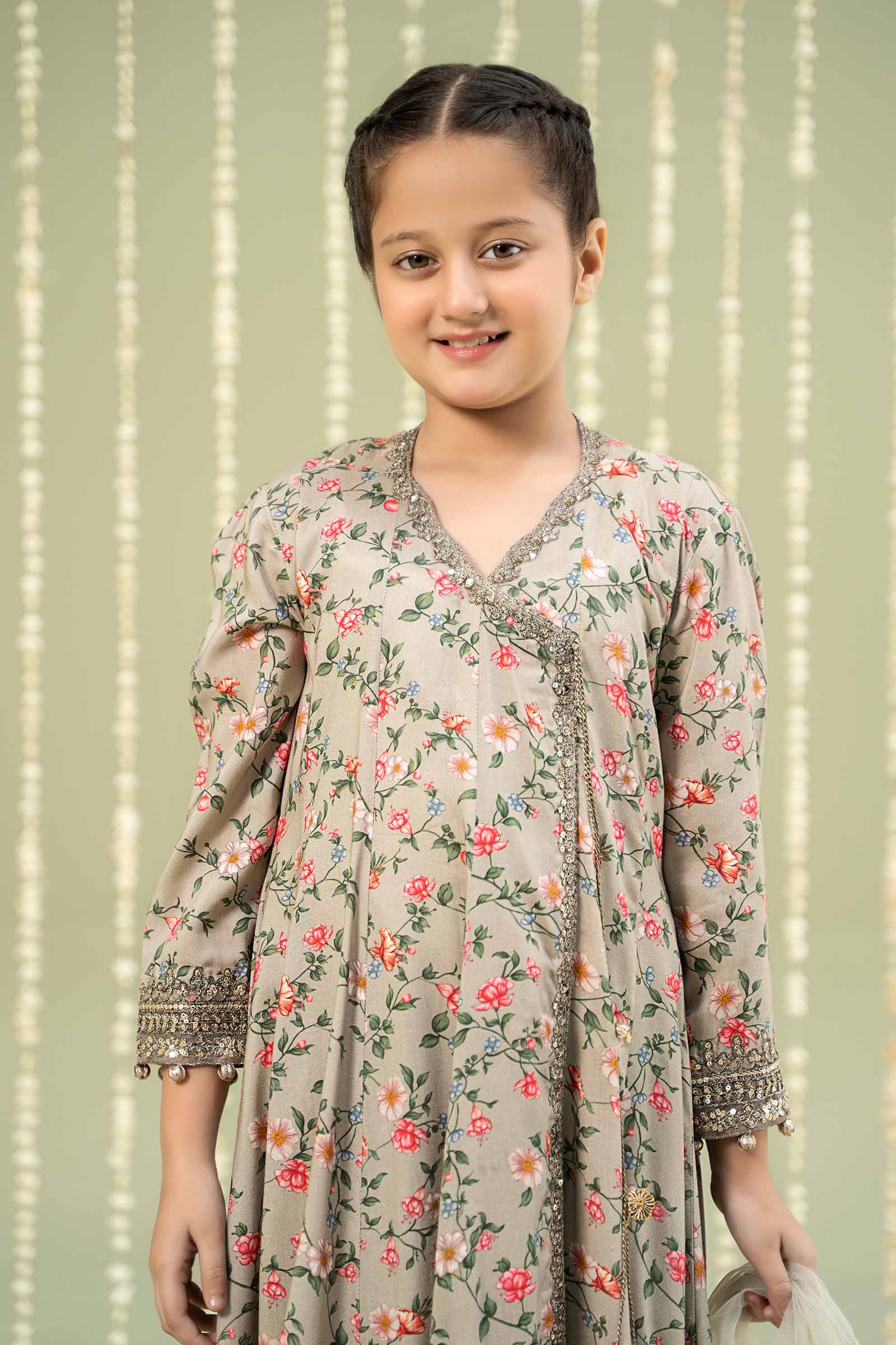 Maria B | 3 Piece Printed Linen Suit | MKD-W24-26 - Libasekhas