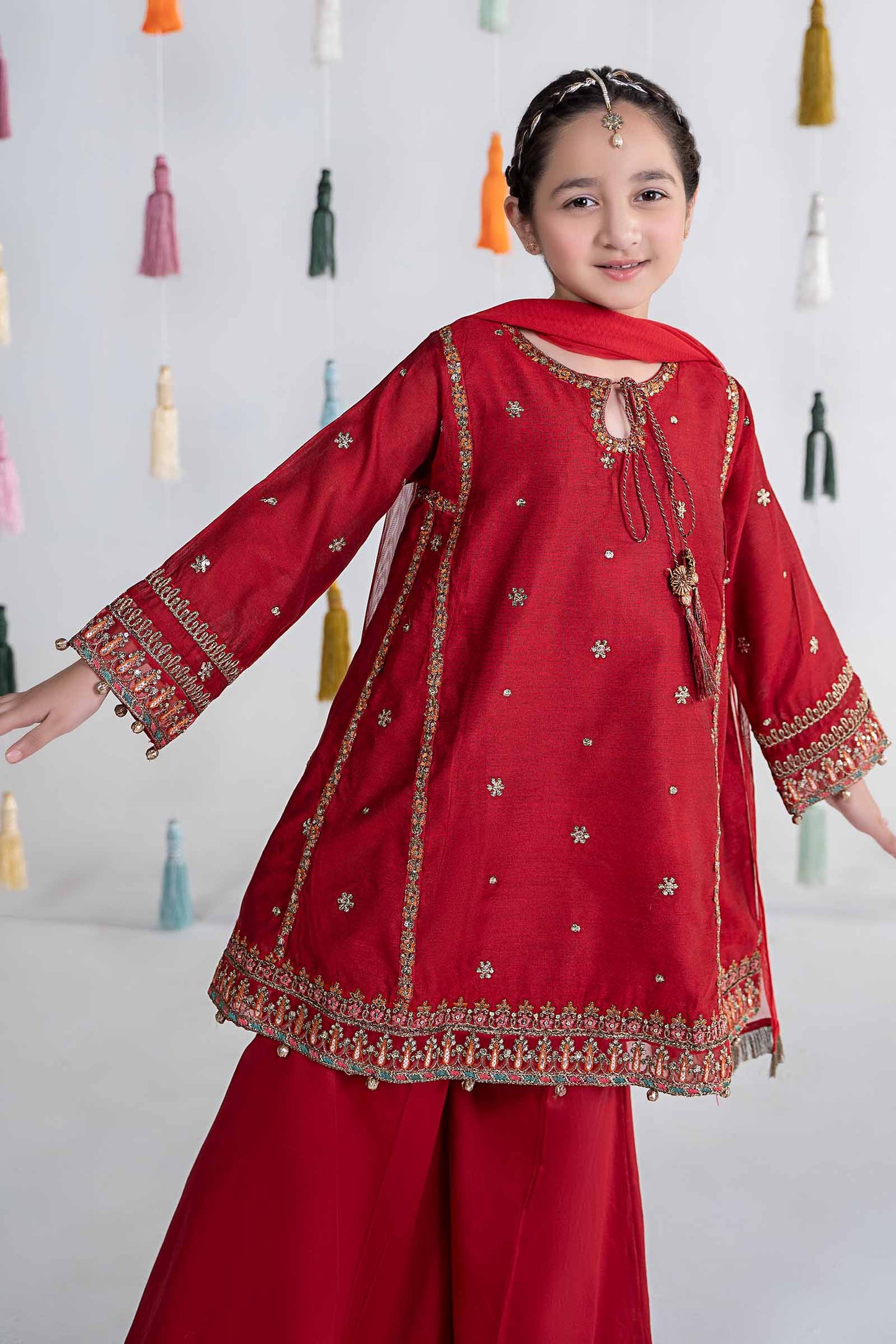Maria B | 3 Piece Embroidered Yarn Dyed Suit | MKS-EA24-19 - Libasekhas