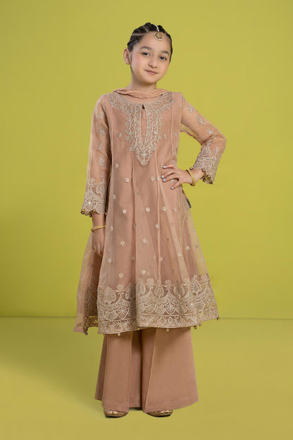 Maria B | 3 Piece Embroidered Organza Suit | MKS-EF24-05 - Libasekhas