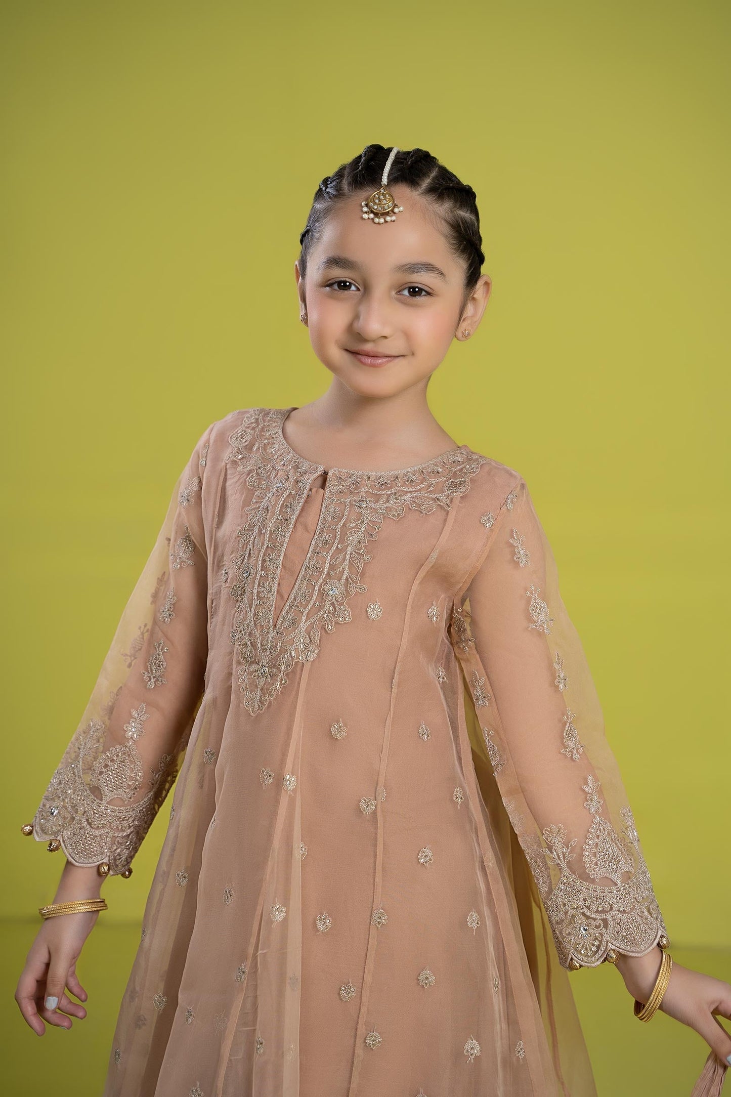 Maria B | 3 Piece Embroidered Organza Suit | MKS-EF24-05 - Libasekhas