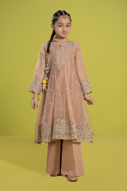 Maria B | 3 Piece Embroidered Organza Suit | MKS-EF24-05 - Libasekhas