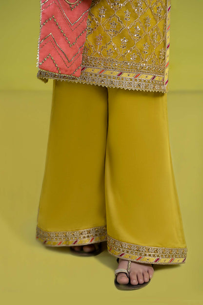 Maria B | 3 Piece Embroidered Organza Suit | MKS-EF24-14 - Libasekhas