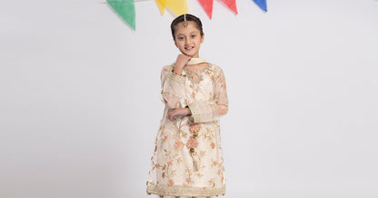 Maria B | 3 Piece Embroidered Organza Suit | MKS-EF24-30 - Libasekhas