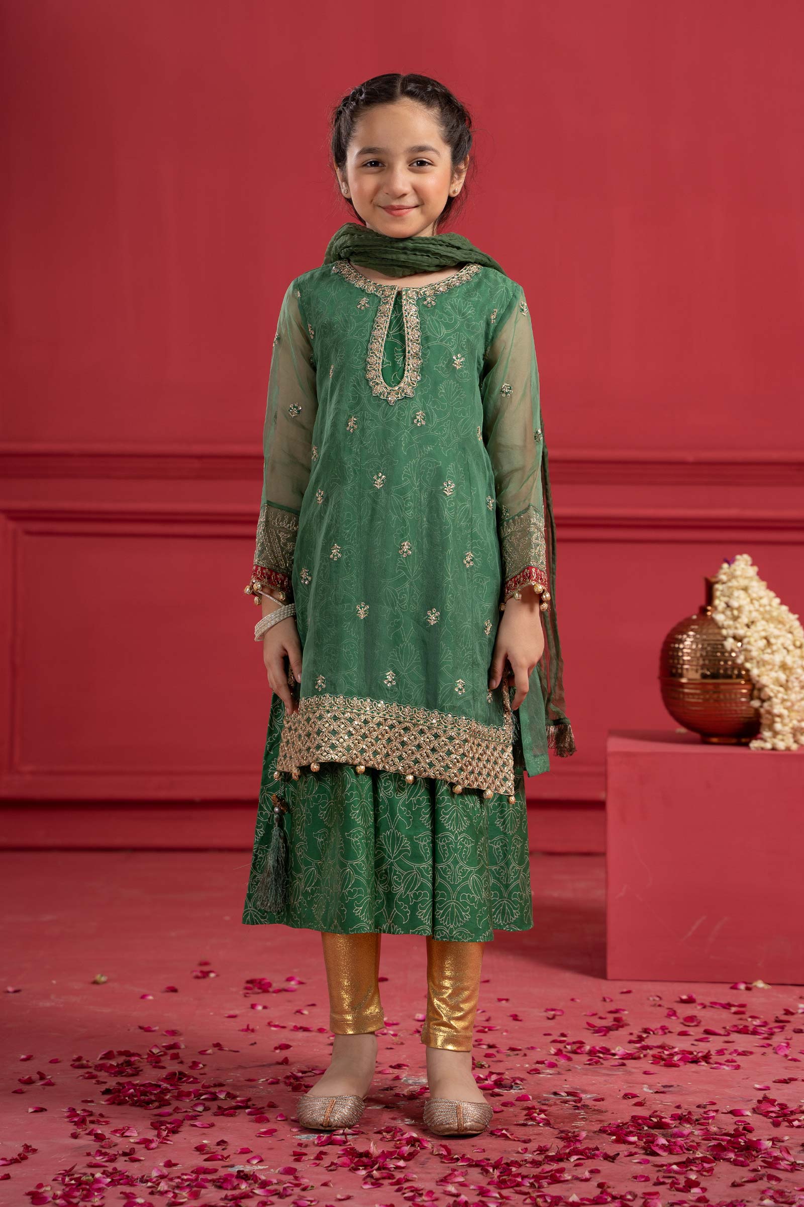 Maria B | Suit Green MKS-W23-21 - Libasekhas