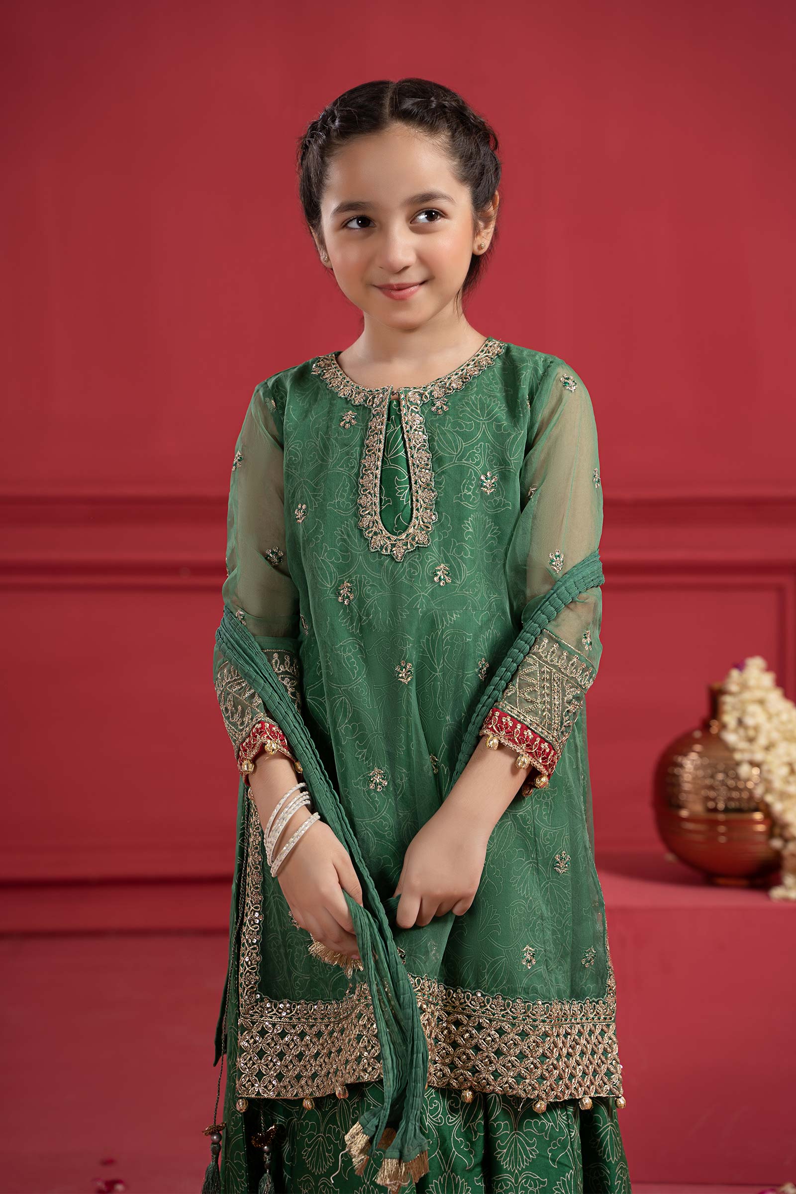 Maria B | Suit Green MKS-W23-21 - Libasekhas