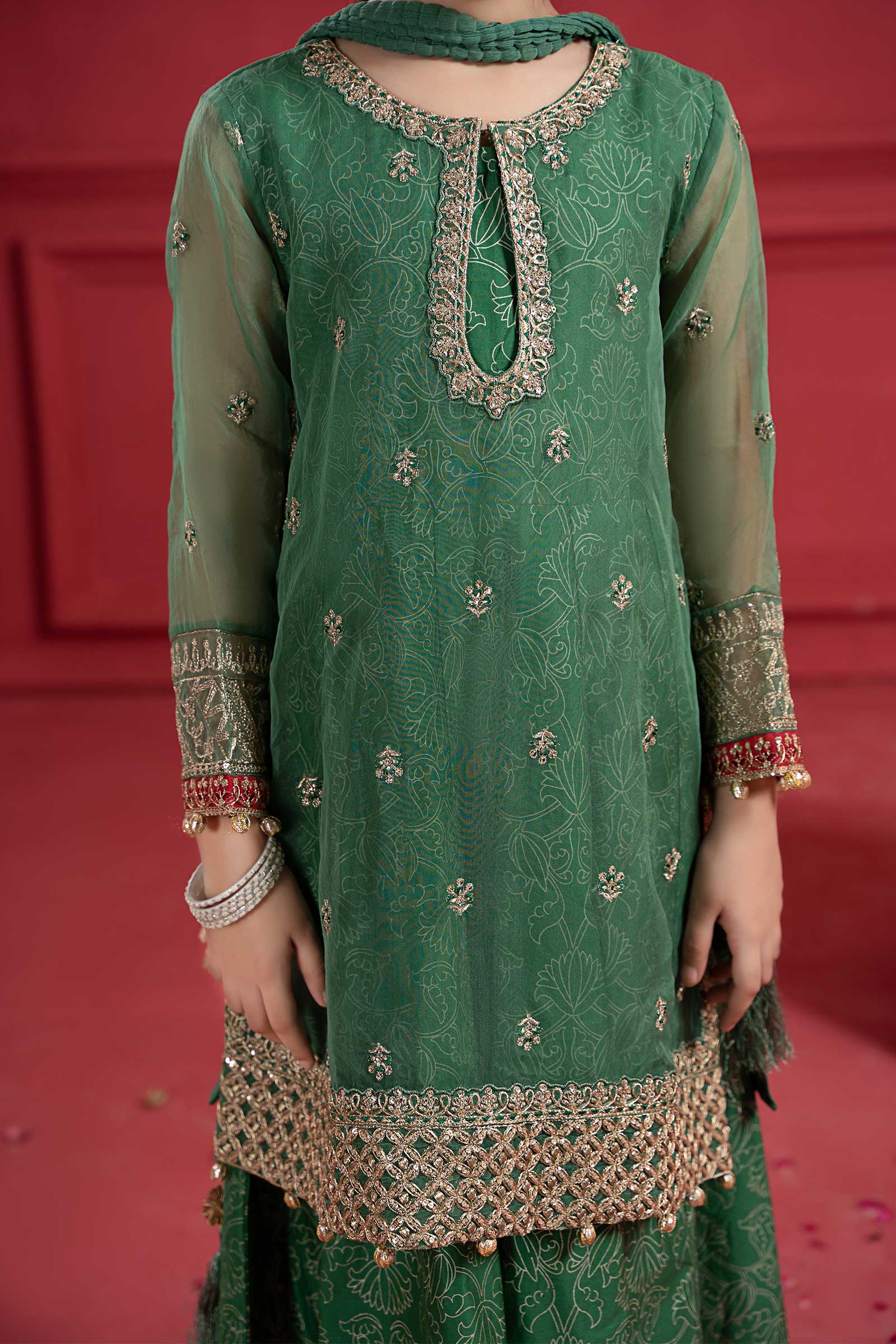 Maria B | Suit Green MKS-W23-21 - Libasekhas