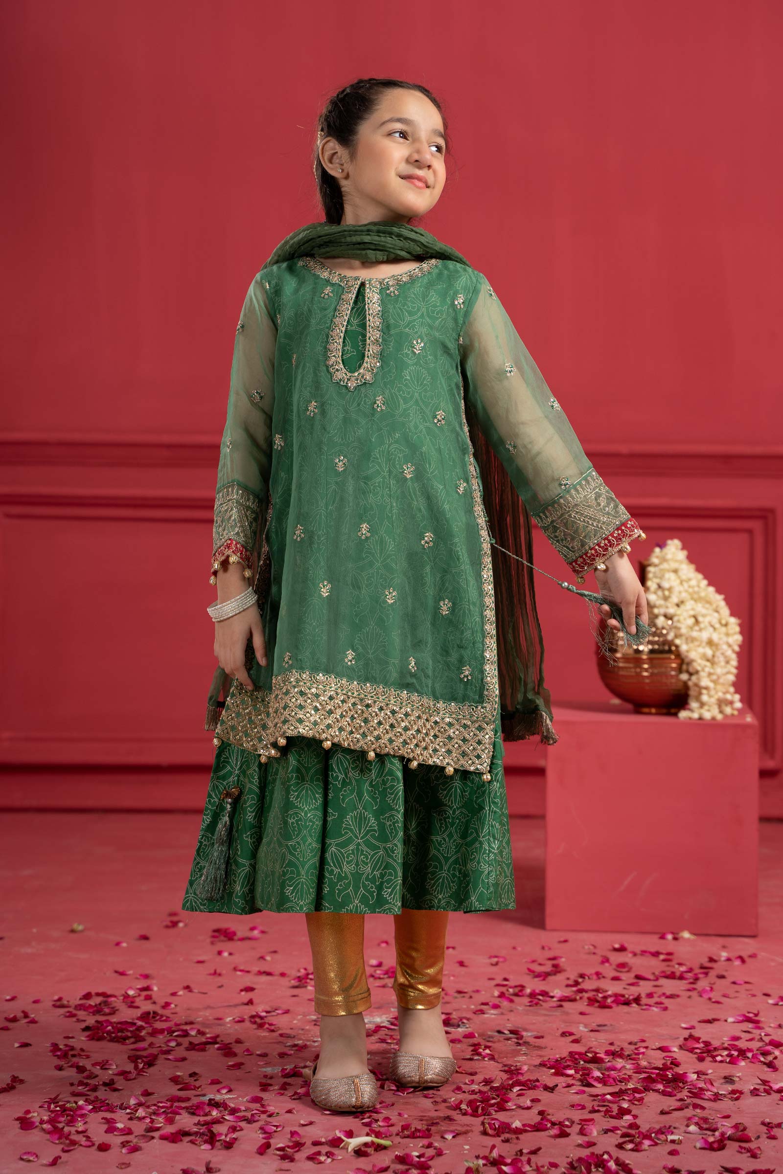Maria B | Suit Green MKS-W23-21 - Libasekhas