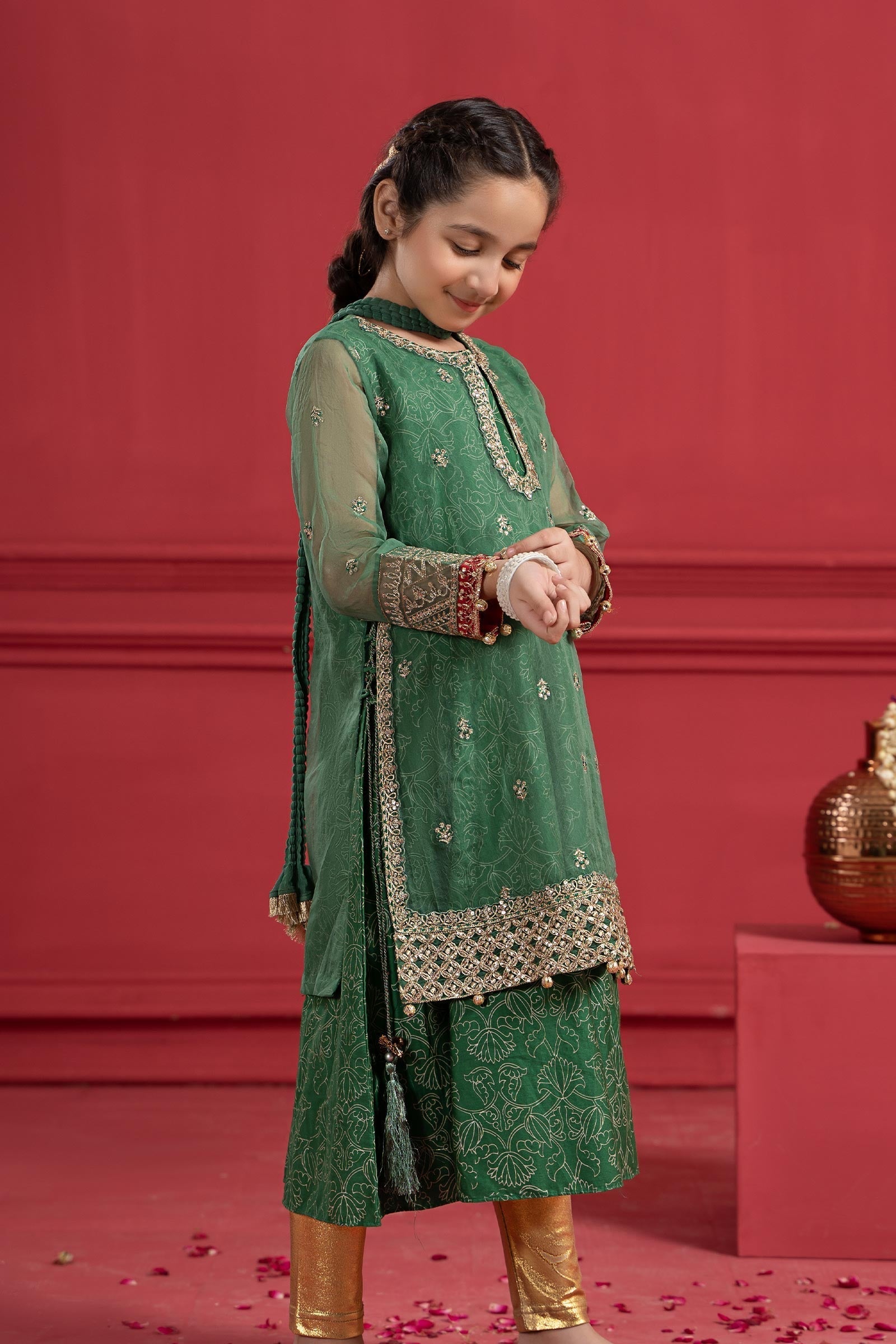 Maria B | Suit Green MKS-W23-21 - Libasekhas