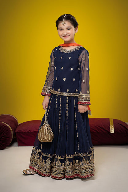 Maria B | Suit Navy Blue MKS-W23-35 - Libasekhas