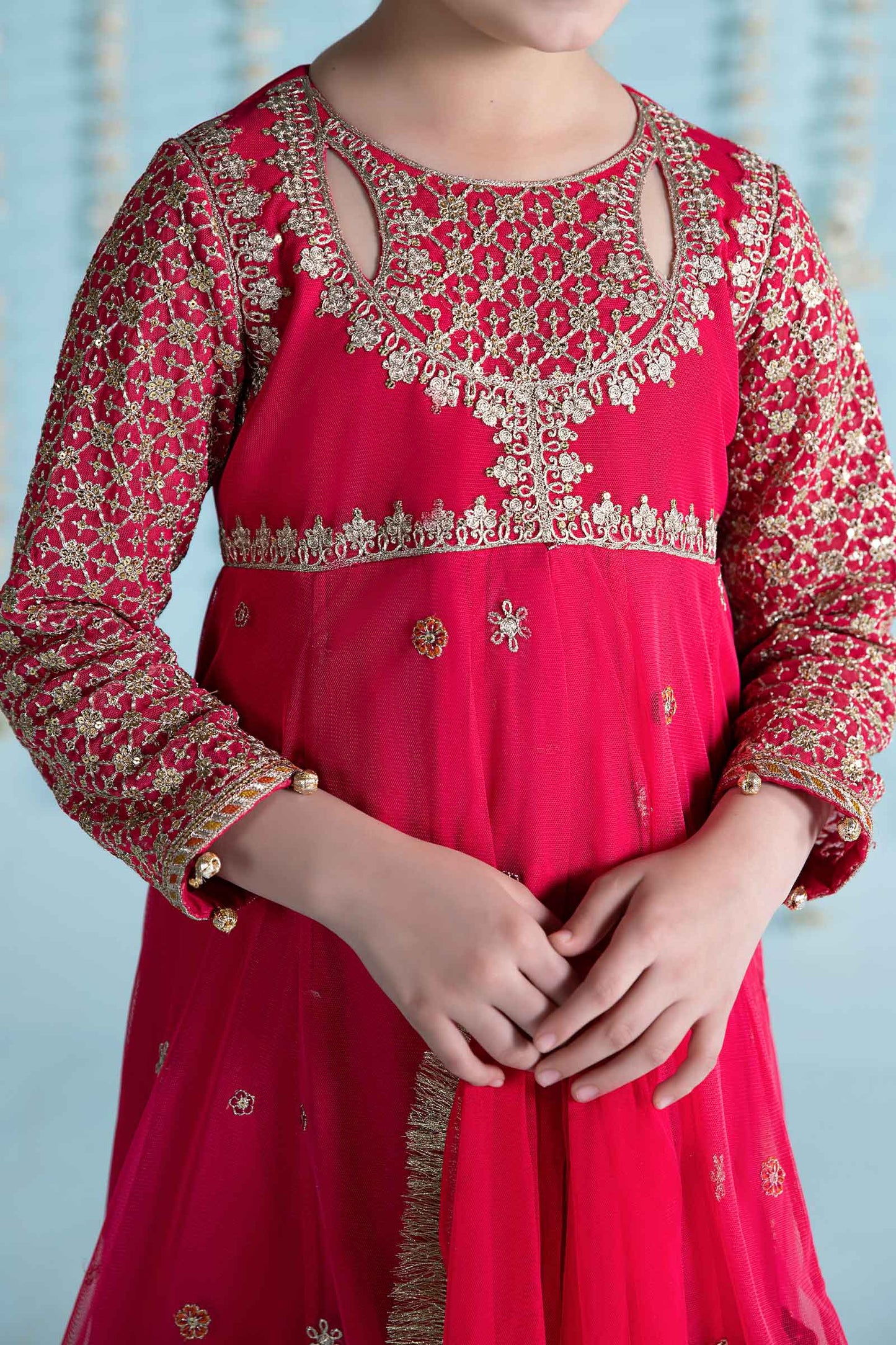 Maria B | 3 Piece Embroidered Net Suit | MKS-EA24-02 - Libasekhas