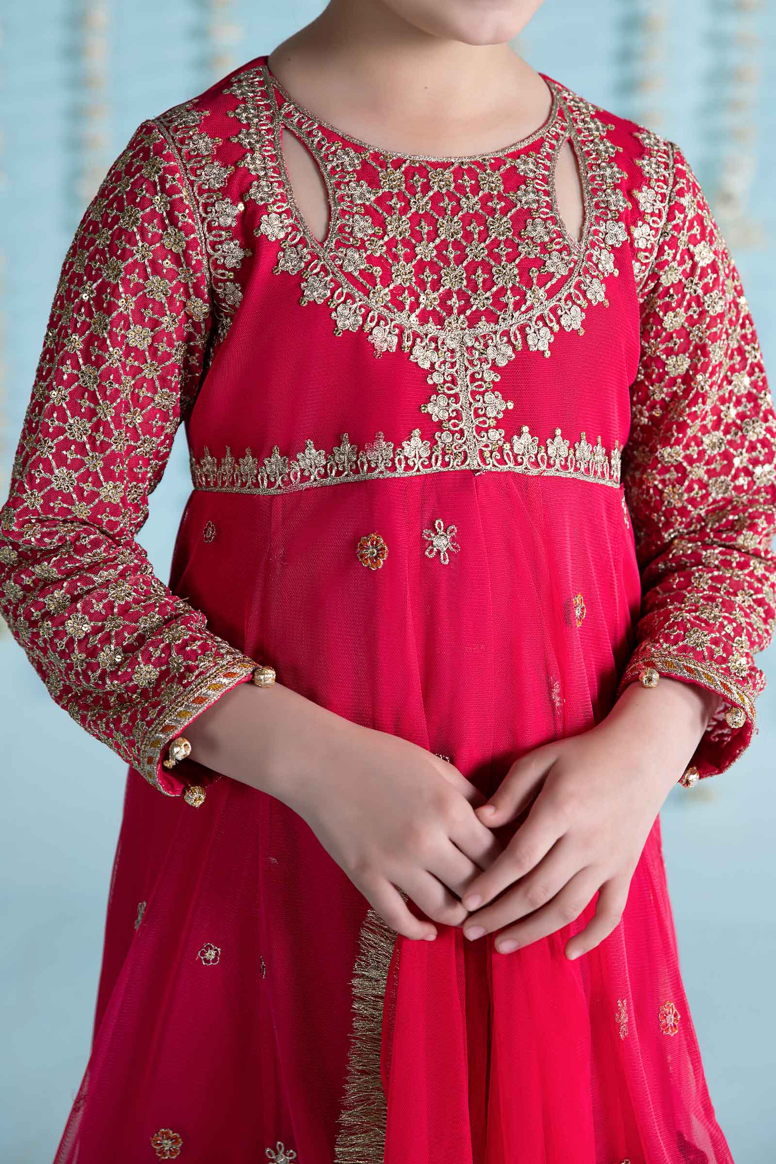 Maria B | 3 Piece Embroidered Net Suit | MKS-EA24-02 - Libasekhas