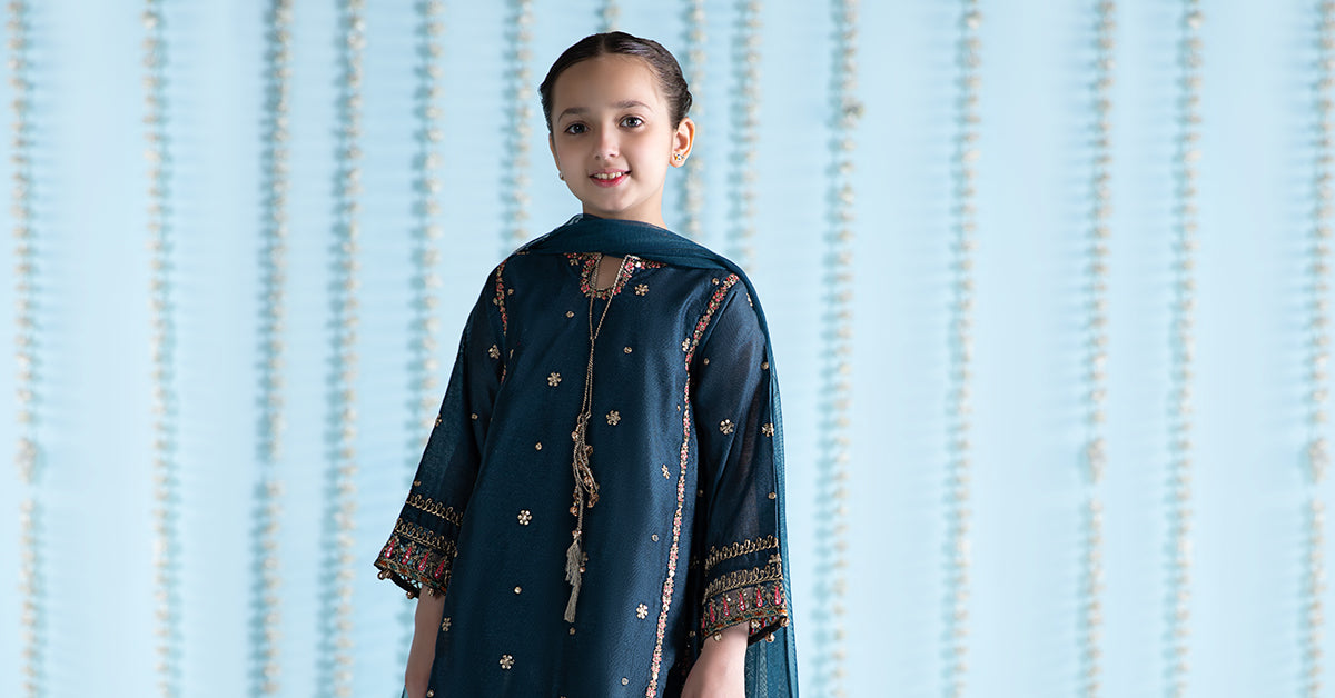 Maria B | 3 Piece Embroidered Yarn Dyed Suit | MKS-EA24-19 - Libasekhas
