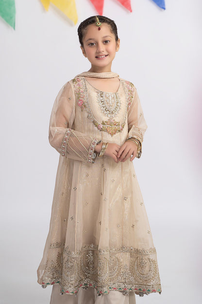 Maria B | 3 Piece Embroidered Organza Suit | MKS-EF24-26 - Libasekhas