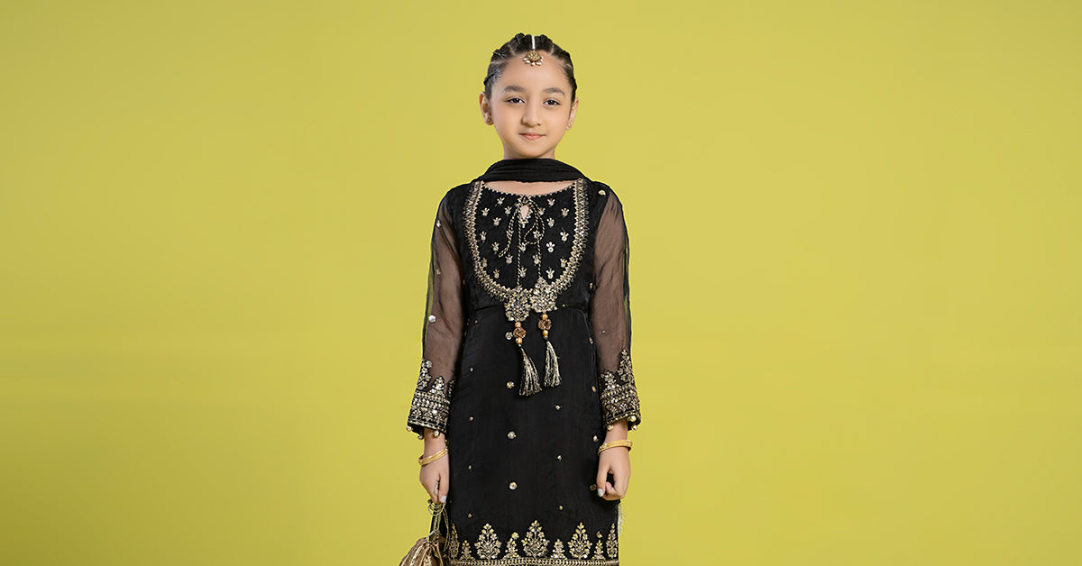 Maria B | 3 Piece Embroidered Organza Suit | MKS-EF24-37 - Libasekhas