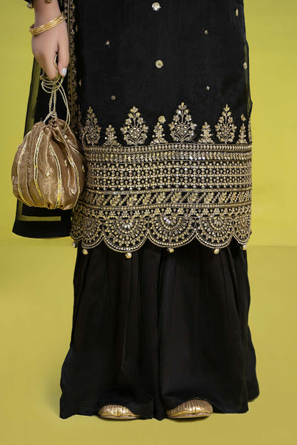 Maria B | 3 Piece Embroidered Organza Suit | MKS-EF24-37 - Libasekhas