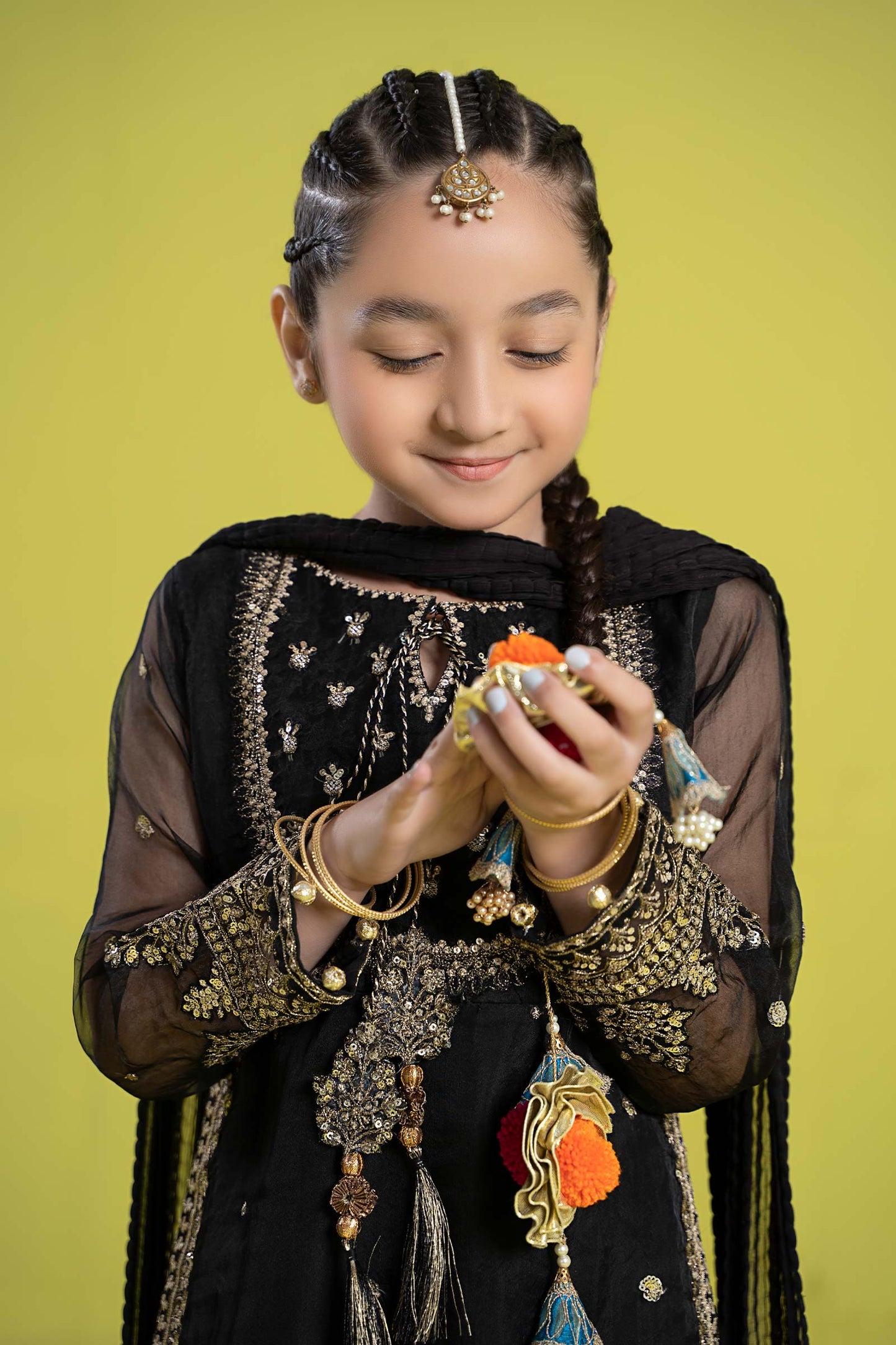 Maria B | 3 Piece Embroidered Organza Suit | MKS-EF24-37 - Libasekhas