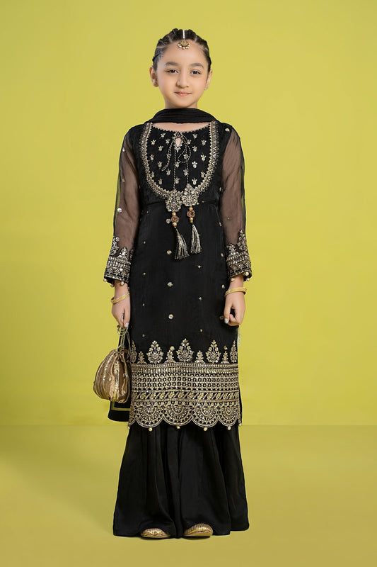 Maria B | 3 Piece Embroidered Organza Suit | MKS-EF24-37 - Libasekhas