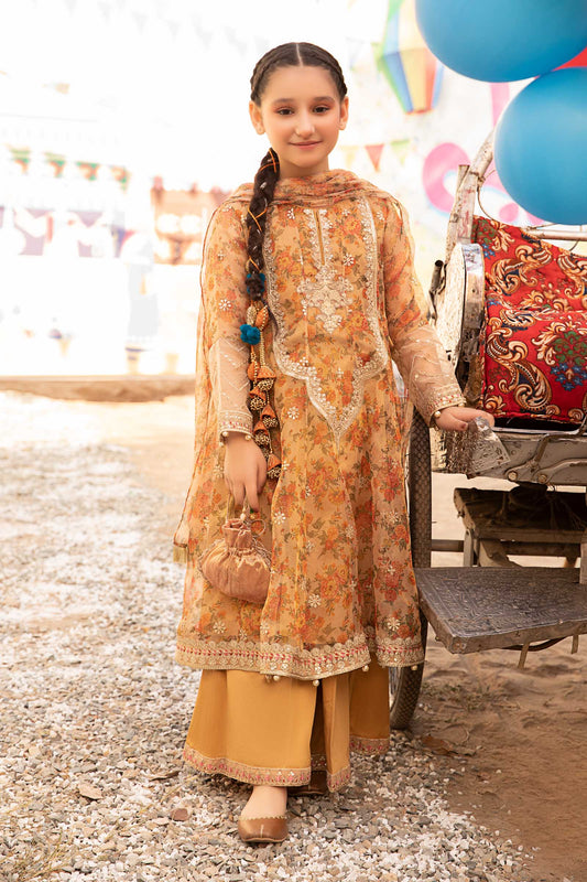 Maria B | 3 Piece Embroidered Zari Masoori Organza Suit | MKS-EF24-38 - Libasekhas