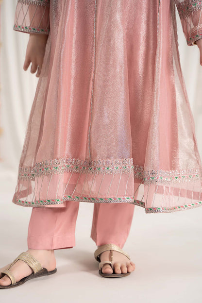 Maria B | 3 Piece Embroidered Zari Net Suit | MKS-EF25-01 - Libasekhas