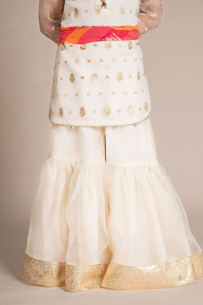 Maria B | 3 Piece Embroidered Organza Lurex Suit | MKS-EF25-20 - Libasekhas