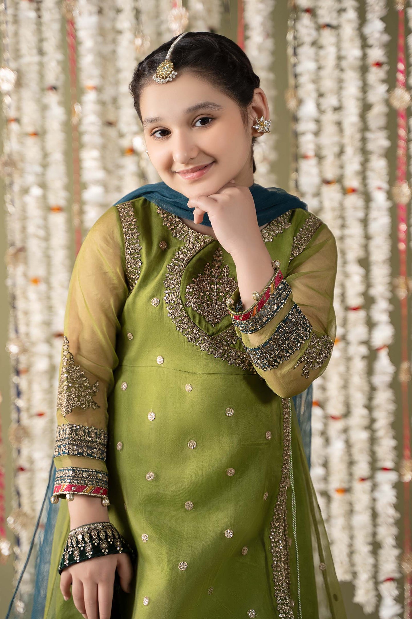 Maria B | 3 Piece Embroidered Organza Suit | MKS-EF25-21 - Libasekhas