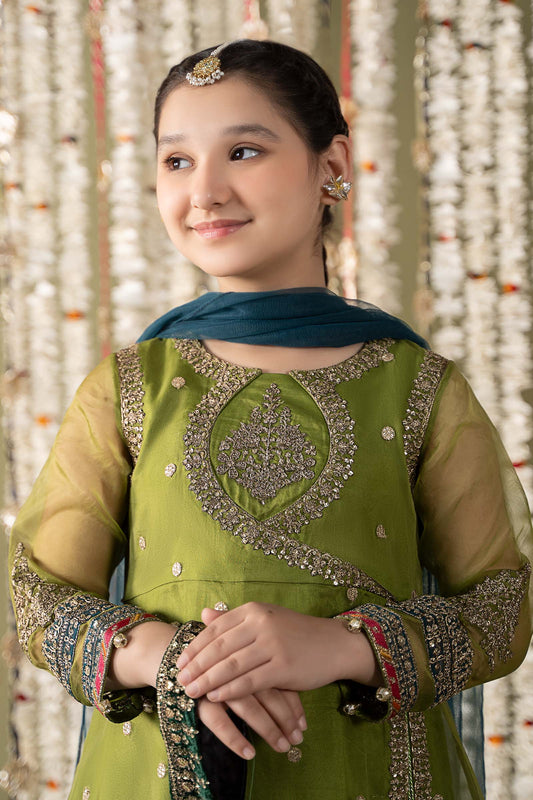 Maria B | 3 Piece Embroidered Organza Suit | MKS-EF25-21 - Libasekhas