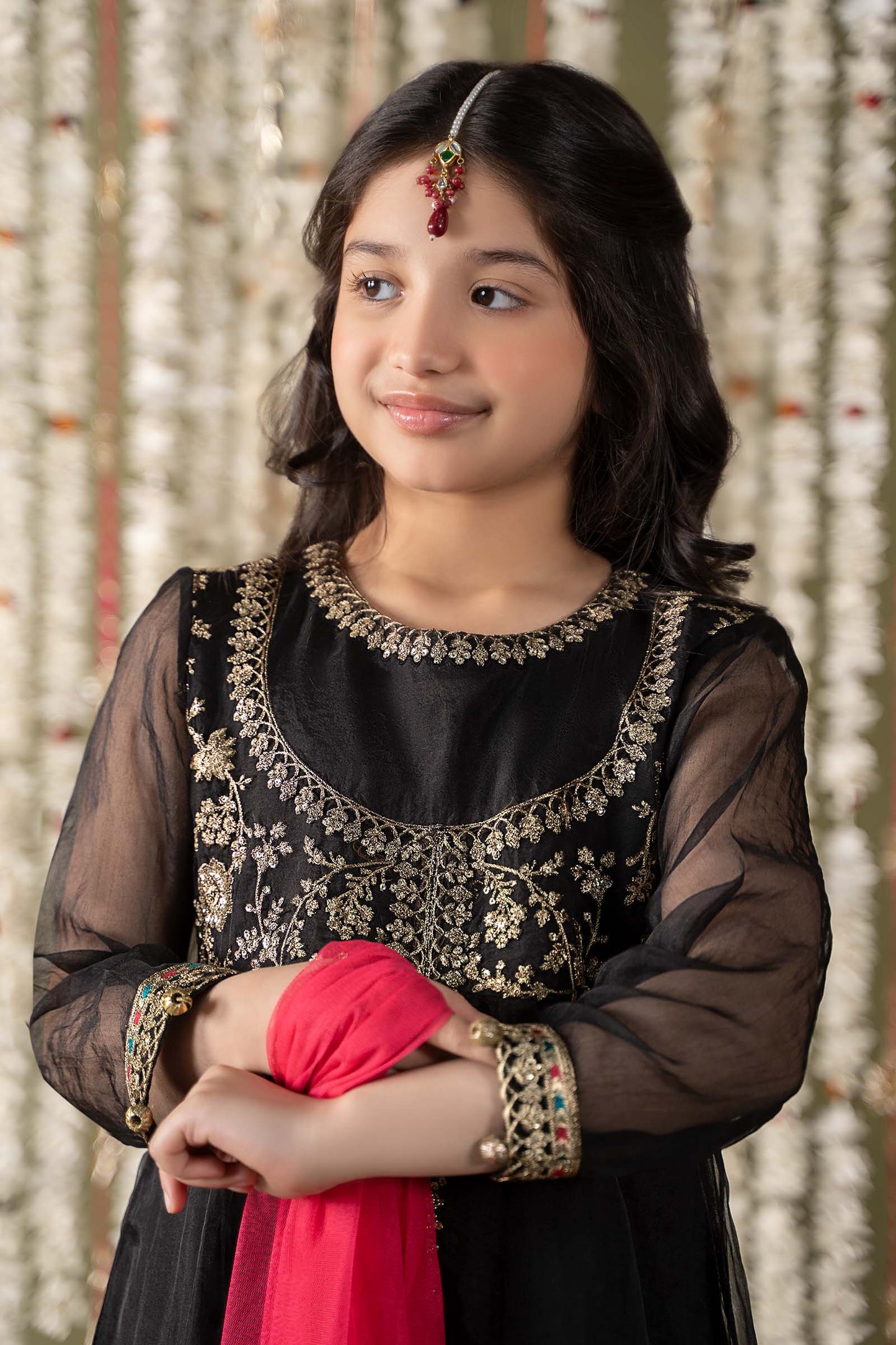 Maria B | 3 Piece Embroidered Organza Suit | MKS-EF25-32 - Libasekhas