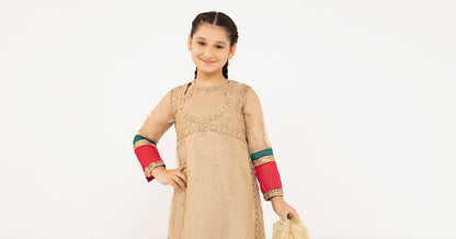 Maria B | 3 Piece Embroidered Zari Net Suit | MKS-PF24-03 - Libasekhas