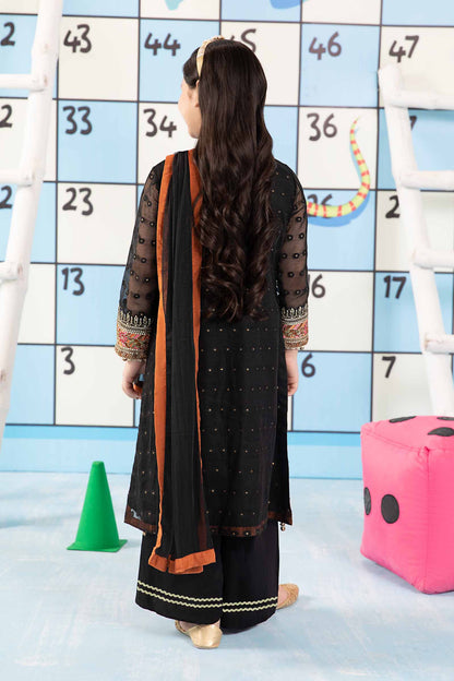 Maria B | 3 Piece Embroidered Cotton Zari Net Suit | MKS-PF24-06 - Libasekhas