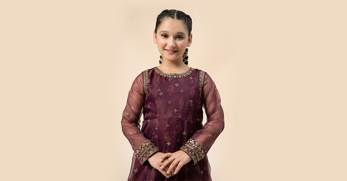 Maria B | 3 Piece Embroidered Cotton Net Suit | MKS-W24-01 - Libasekhas