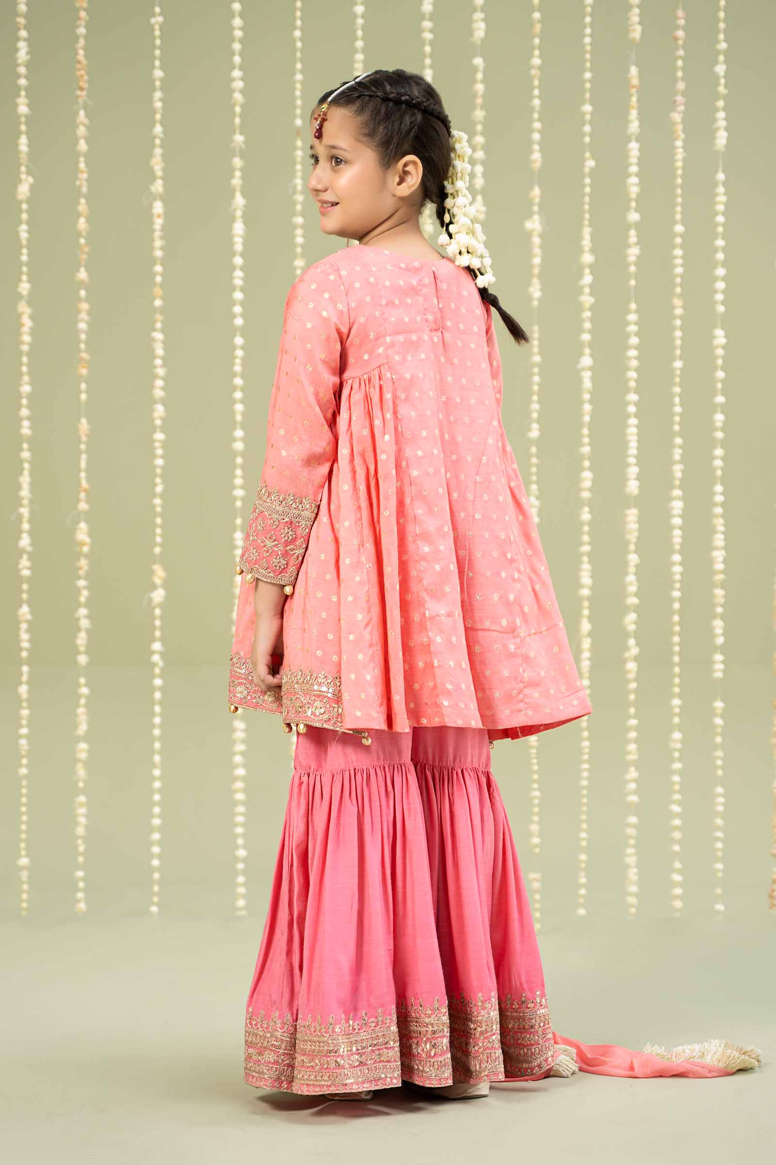 Maria B | 3 Piece Embroidered Paper Cotton Lurex Suit | MKS-W24-11 - Libasekhas