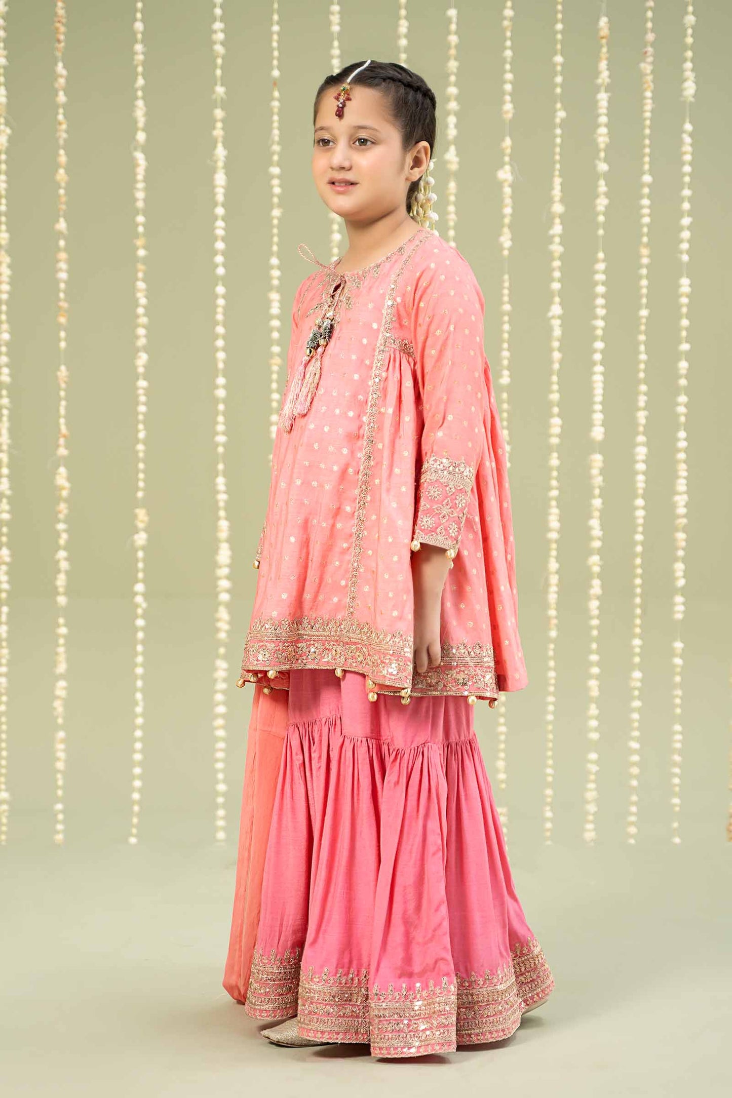 Maria B | 3 Piece Embroidered Paper Cotton Lurex Suit | MKS-W24-11 - Libasekhas