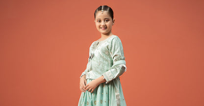 Maria B | 3 Piece Embroidered Velvet Suit | MKS-W24-14 - Libasekhas