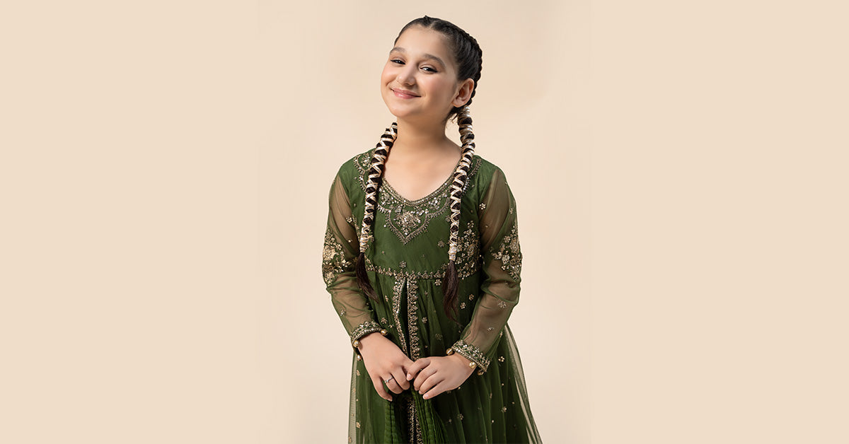 Maria B | 3 Piece Embroidered Net Suit | MKS-W24-25 - Libasekhas