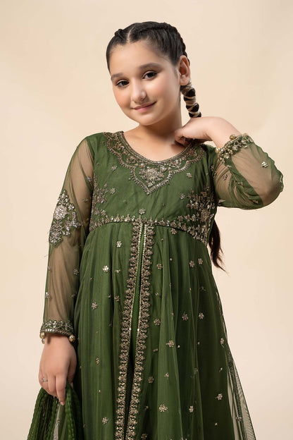 Maria B | 3 Piece Embroidered Net Suit | MKS-W24-25 - Libasekhas