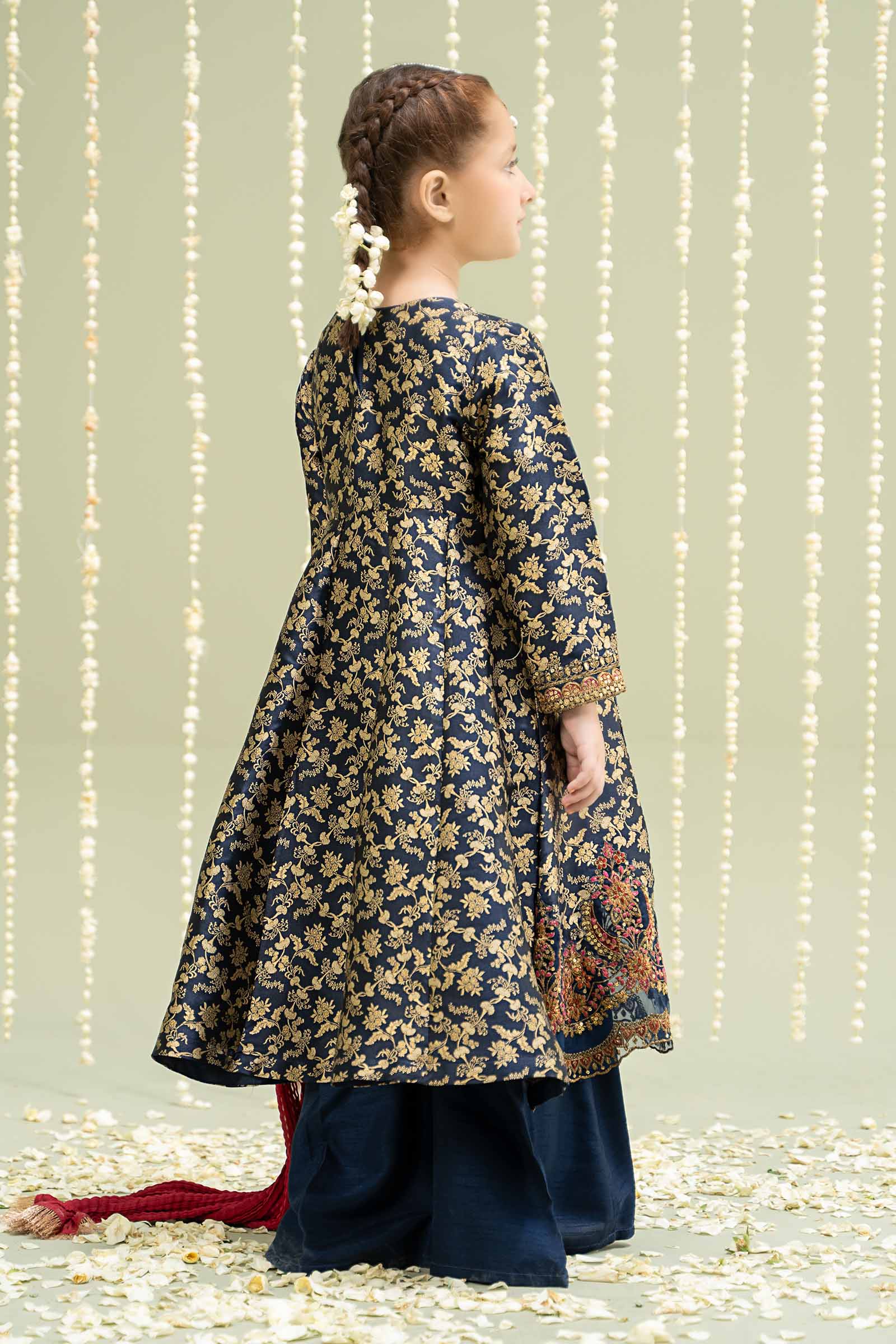 Maria B | 3 Piece Embroidered Jamawar Suit | MKS-W24-30 - Libasekhas