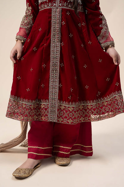 Maria B | 3 Piece Embroidered Velvet Suit | MKS-W24-40 - Libasekhas
