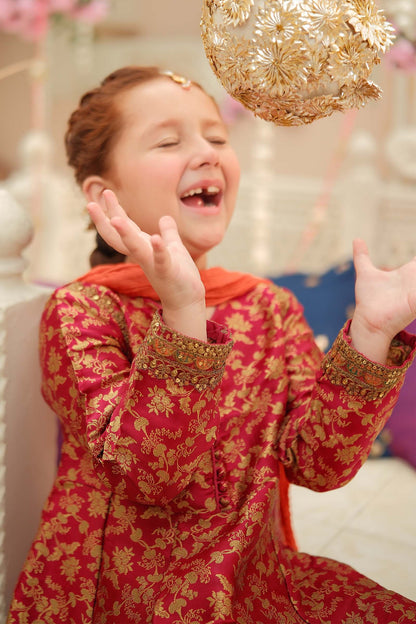 Maria B | 3 Piece Embroidered Jamawar Suit | MKS-W24-30 - Libasekhas