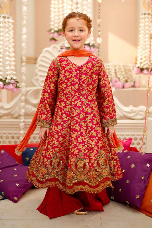 Maria B | 3 Piece Embroidered Jamawar Suit | MKS-W24-30 - Libasekhas