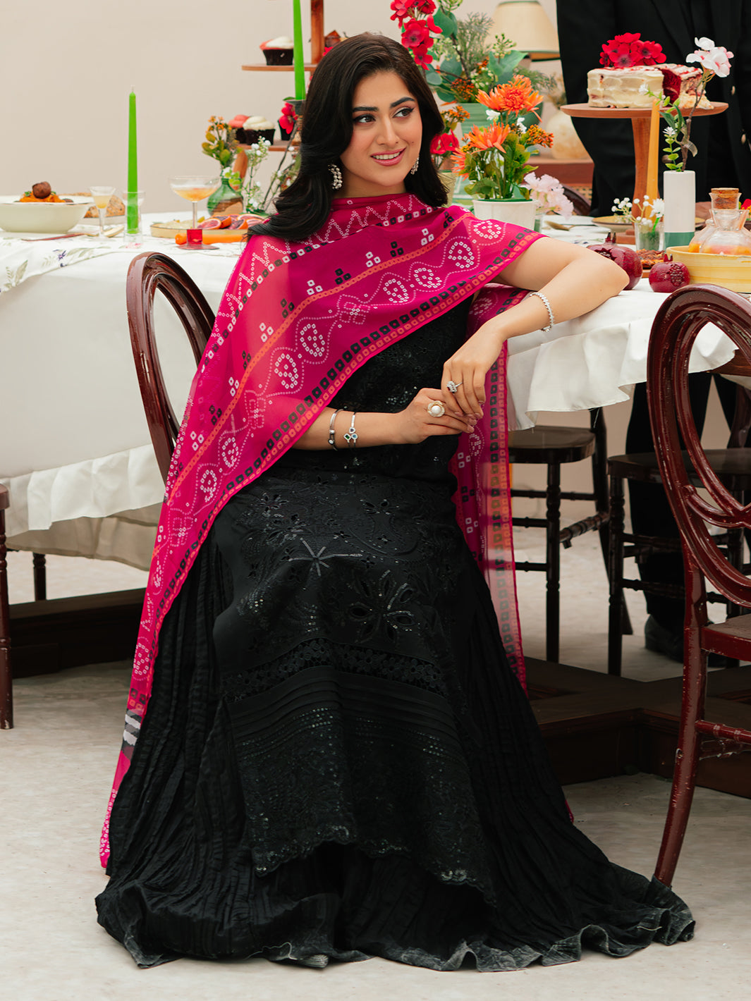 Mahnur | Allenura Luxury Lawn 24 | MOCHA - House Of Anaya