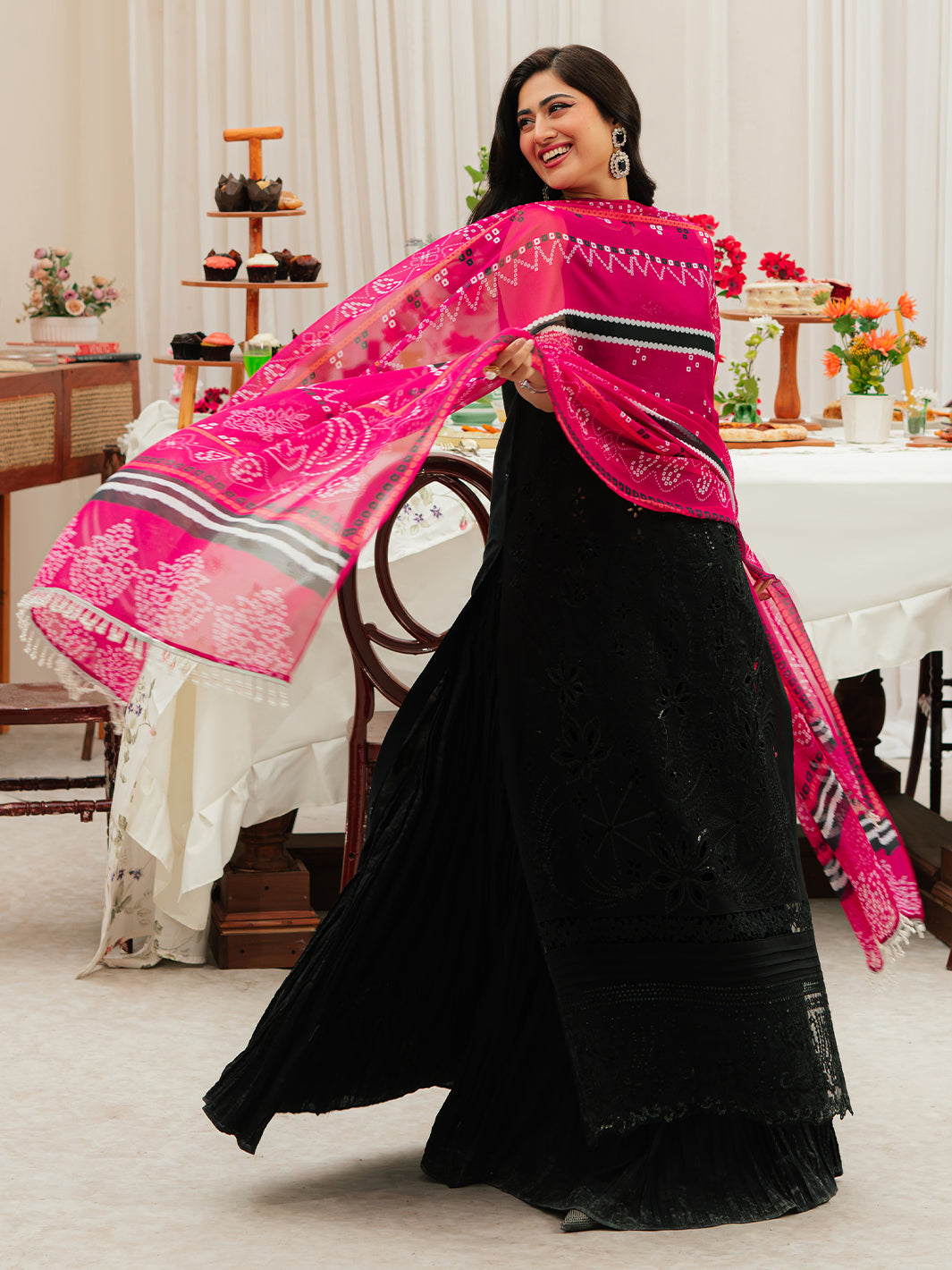 Mahnur | Allenura Luxury Lawn 24 | MOCHA - House Of Anaya
