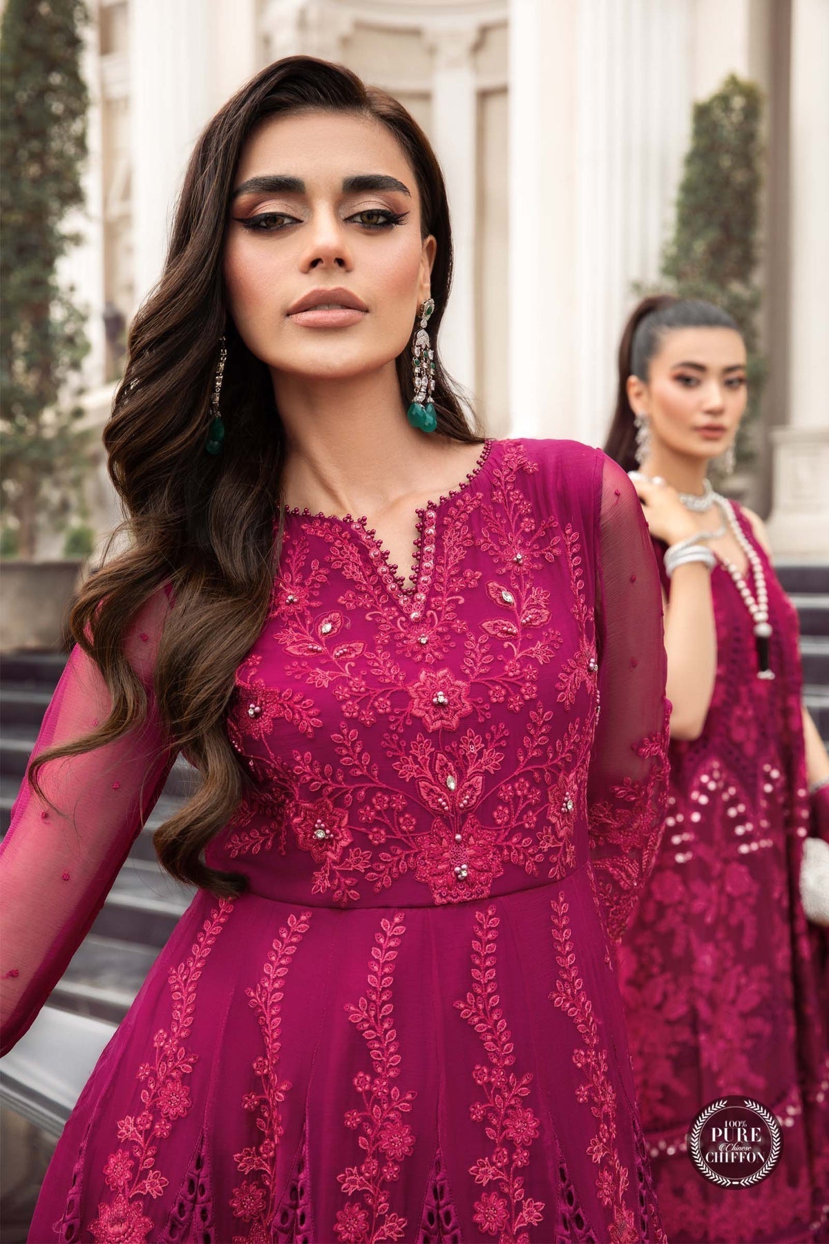 NEW MARIA B - MPC-23-107 Magenta Pink - Riwayat-e-khas