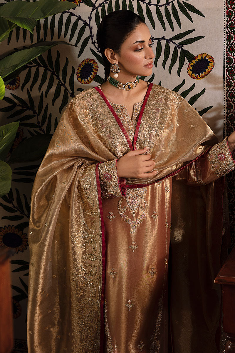 Mushq | Sunehri Lama Silk | Aleha