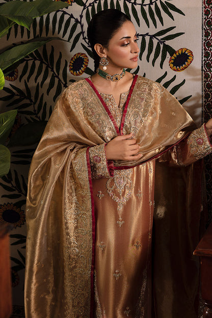 Mushq | Sunehri Lama Silk | Aleha