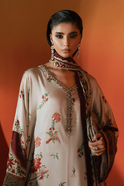 Maria B | Eid Collection 26 | 3 Piece Embellished Satin Silk Suit