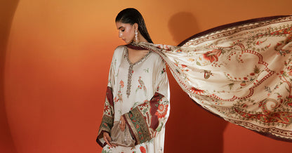 Maria B | Eid Collection 26 | 3 Piece Embellished Satin Silk Suit