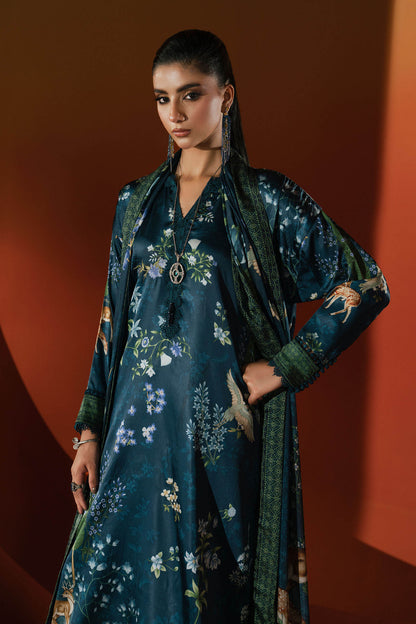 Maria B | Eid Collection 26 | 3 Piece Printed Satin Silk Suit